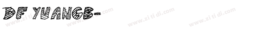 DF yuanGB字体转换